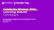 Thumbnail for File:Celebrate Women Campaign Conversation Hour June 2024 (English).pdf