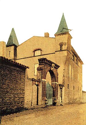 A Château des Raspaud cikk illusztráló képe