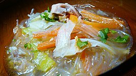 Chicken sotanghon soup