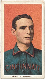 Thumbnail for File:Clark Griffith, Cincinnati Reds, baseball card portrait LCCN2008676458.jpg