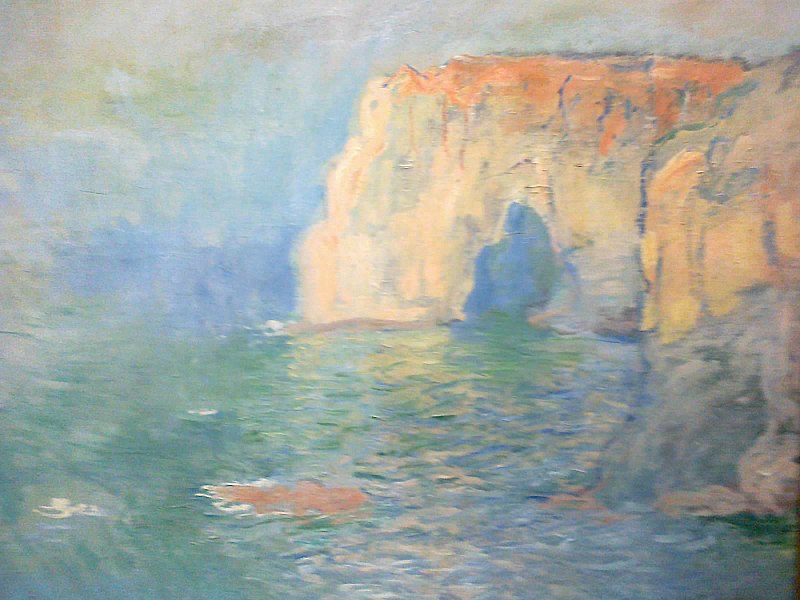 File:Claude Monet Étretat, la Manneporte, reflets sur l'eau 15092012413.jpg