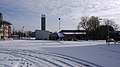 2013-03-11 Snow on Nottingham Trent University's Clifton Campus.