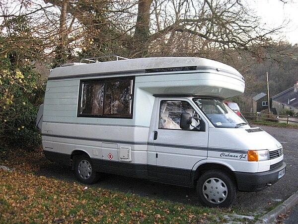 Volkswagen Autosleeper Clubman GL, a typical European campervan