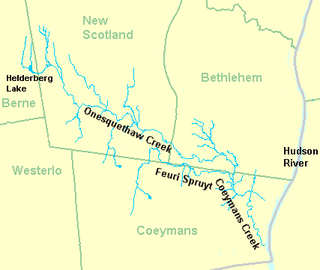 Coeymans Creek river in the United States of America