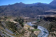 Das Colca-Tal bei Arequipa zählt zu den tiefsten Canyons der Welt