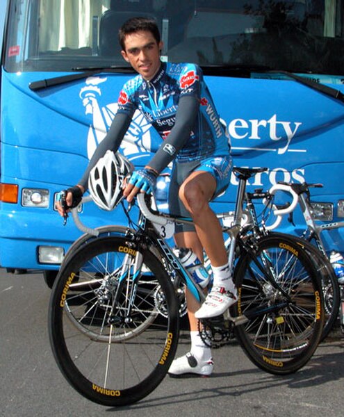 Contador with the Liberty Seguros–Würth team in 2006