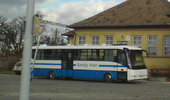 A Kunság Volán Credo EC12-es típusú autóbusza Kecskeméten