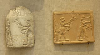 <span class="mw-page-title-main">Cylinder seal</span> Form of seal used in ancient times to roll an impression onto a two-dimensional surface