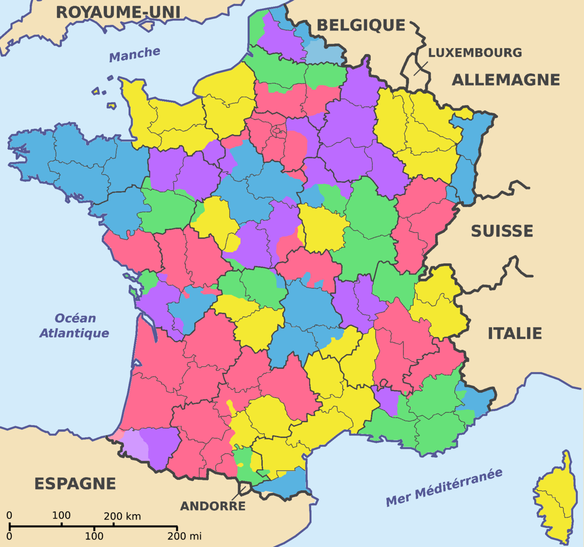 Departements De France Map Archivo:départements Et Provinces De France.png - Wikipedia, La  Enciclopedia Libre