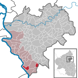 Läget för Dörscheid i Rhein-Lahn-Kreis