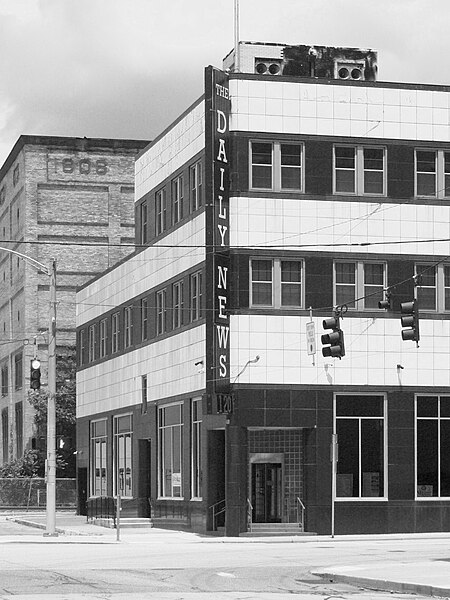 Corner of the Daily News Building, McKeesport