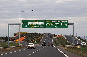 Deer Park Bypass on the Western Freeway