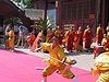 Demonstrere Kung Fu på Daxiangguo Monestary, Kaifeng, Henan.JPG
