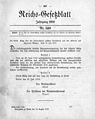 الصحيفة الرسمية لقانون الرايخ الألماني 1919. تنازلَ القيصر ڤيلهلم الثاني في 9-11-1918. وقّع الرئيس "فريدريش إيبرت" على إعلان دستور جمهورية ڤايمار في 11-8-1919.