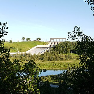 <span class="mw-page-title-main">Dickson Dam</span> Dam in Red Deer County, Alberta