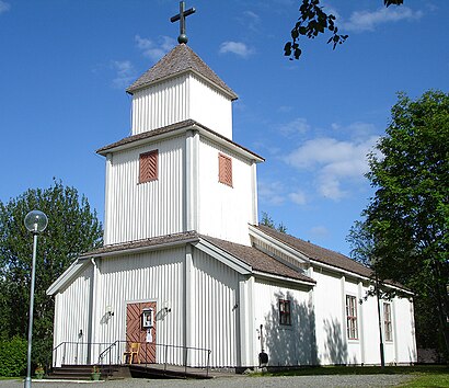 Vägbeskrivningar till Dikanäs kyrka med kollektivtrafik