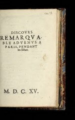 Миниатюра для Файл:Discours remarquable aduenus a Paris pendant les Estats. (IA discoursremarqua00fran).pdf