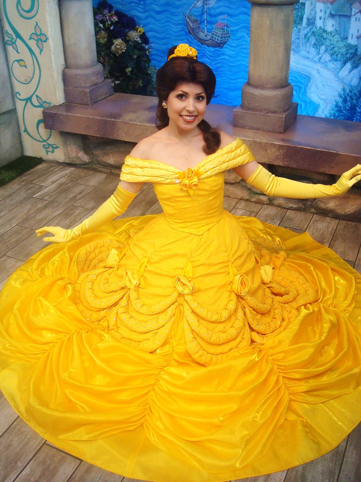 Belle Disney Princess Hair Tutorial - YouTube