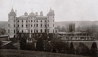 Douglas Castle castle in South Lanarkshire, Scotland, UK