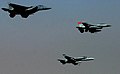 EAF F-16, USAF F-18 and F-15 at Bright Star Operation 2005.jpg
