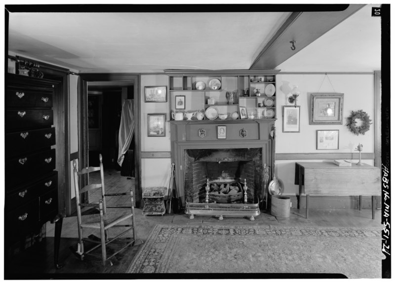 File:EAST WALL IN ROOM 6 - The Wayside, Lexington Road, Concord, Middlesex County, MA HABS MASS,9-CON,9-22.tif