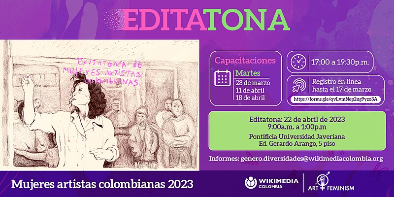 Editatona Art+Feminism Colombia Vol.2