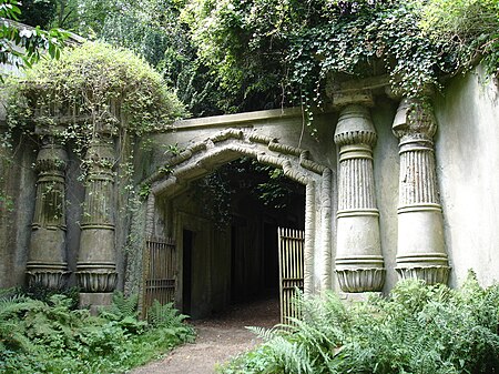 Egyptian Avenue Highgate Cemetery