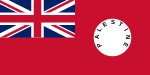 1:2 Vlag van die Britse mandaat van Palestina (1927–1948)[8]