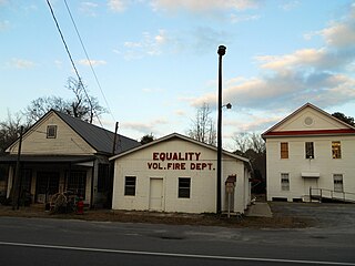 <span class="mw-page-title-main">Equality, Alabama</span> Census-designated place in Alabama, United States