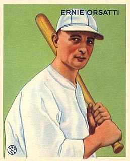 Ernie Orsatti American baseball player