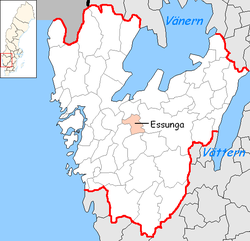 Essunga Municipality in Västra Götaland County.png