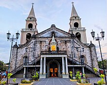 Jaro Cathedral, the seat of the Roman Catholic Archdiocese of Jaro in Western Visayas Facade of Jaro Cathedral at Dawn.jpg