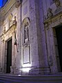 Particolare della facciata della Basilica concattedrale di Santa Maria della Pace