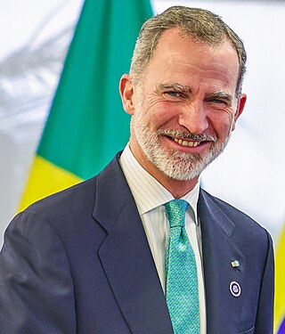 <span class="mw-page-title-main">Felipe VI</span> King of Spain since 2014 (born 1968)