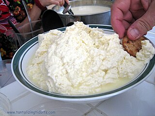 <span class="mw-page-title-main">Ricotta</span> Italian cheese