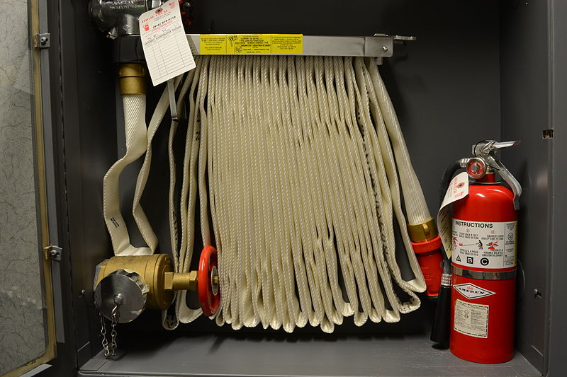 Fire hose reel is designed to combat a potential fire hazard