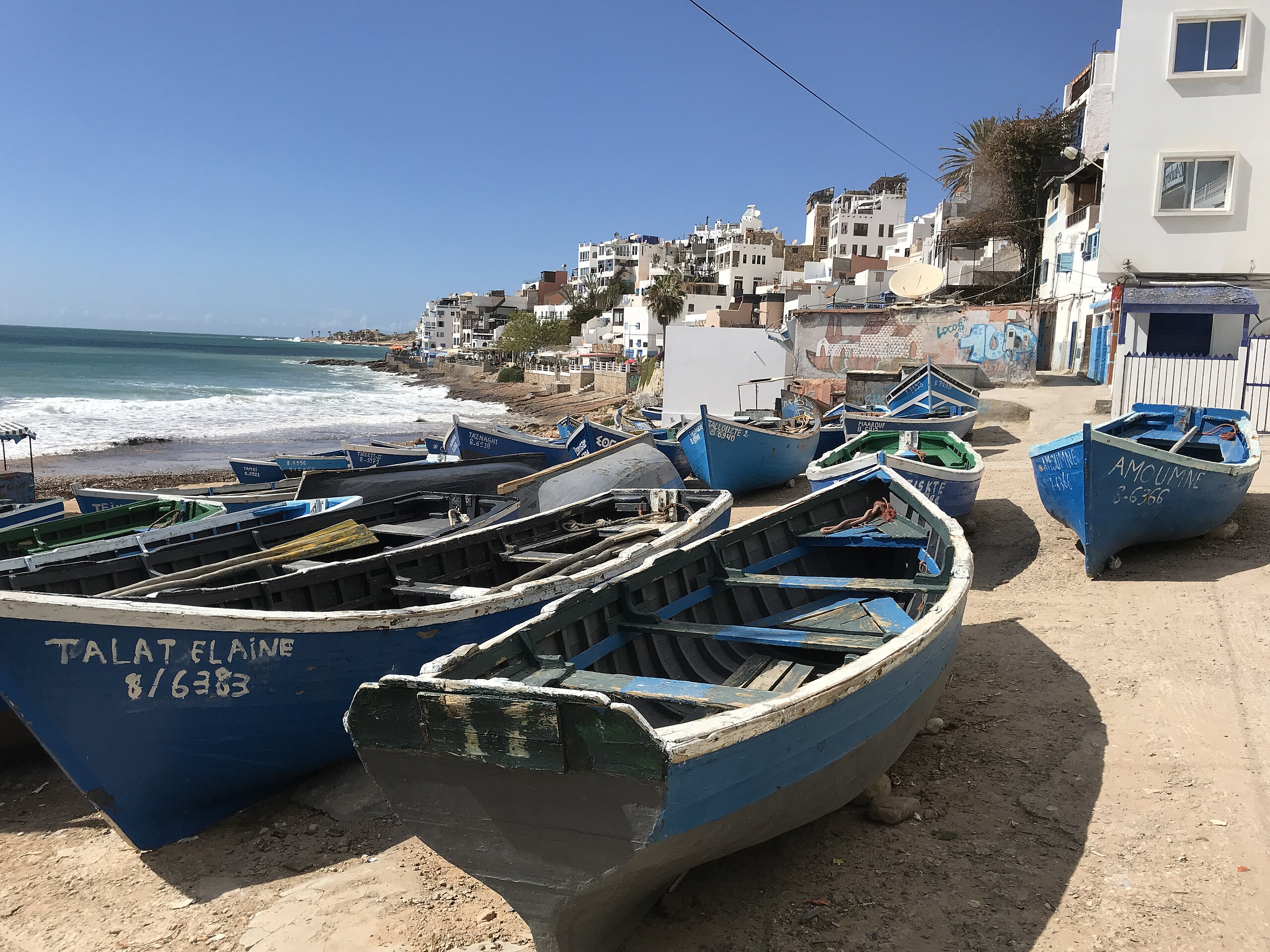 The fishing boats of Taghazout, Morocco; a brief encounter - Classic Boat  Magazine