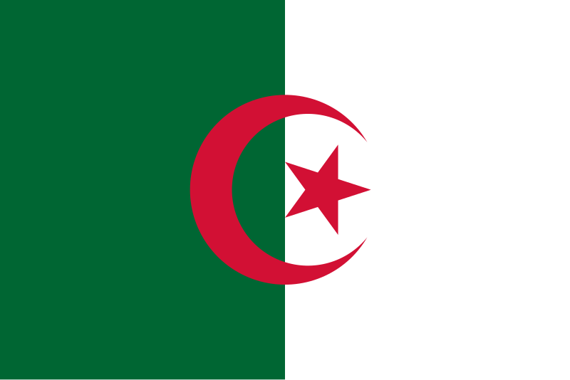 Drapeau de l'Algérie