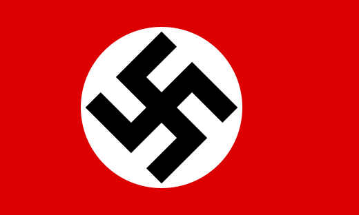 Embleem van de nationaalsocialisten en latere Rijksvlag van nazi-Duitsland, 1935-1945