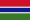 The national flag of the Gambia