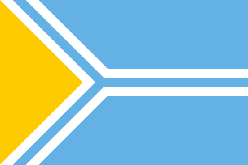 Archivo:Flag of Tuva.svg