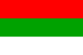 Bandeira histórica da Gobernación de Livonia, unha das gobernacións bálticas do antigo Imperio Ruso.