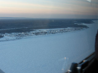 Fort Simpson Village in Northwest Territories, Canada