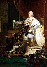 Gambar mini seharga Louis XVIII dari Prancis