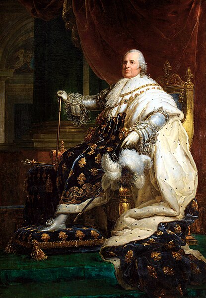 File:GÃ©rard - Louis XVIII of France in Coronation Robes.jpg
