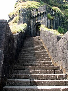 Lohagad building in India