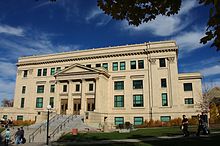 Romney's March 3 speech was delivered at the Gardner Hall in the University of Utah. Gardner Hall UofU Nov 2010.jpg