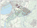 Carte topographique de la commune d'Uithoorn (2013).