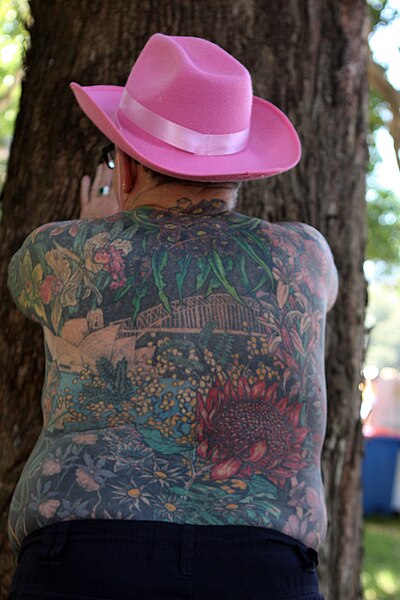 File:Geoff Ostling - Heavily Tattooed Bear (6861108939).jpg