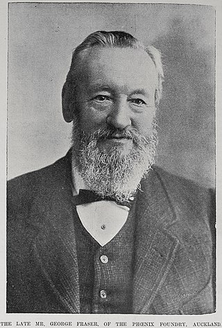 <span class="mw-page-title-main">George Fraser (New Zealand engineer)</span> New Zealand engineer, foundry proprietor, and ship owner